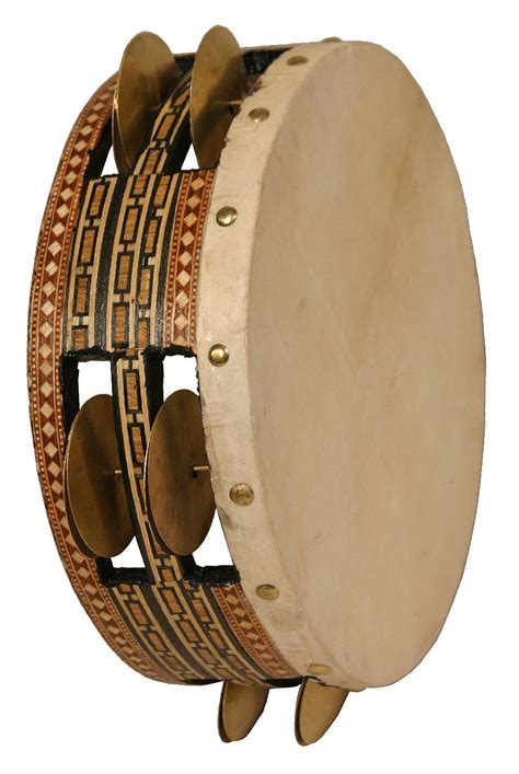 Riq Riqq Rik Arabic Tambourine Tambourine Wooden Frame Drum
