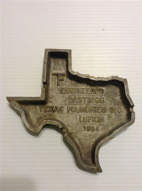 Vintage Texas Cast Metal Ashtray By Imbodenmarket On Etsy