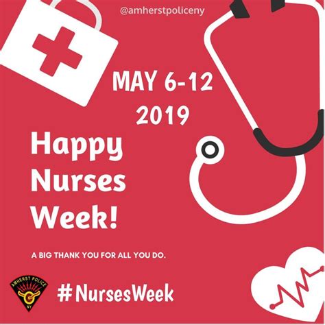 May 6-12, 2019 NATIONAL NURSES WEEK 🏥🚑 Thank you for all you do to ...