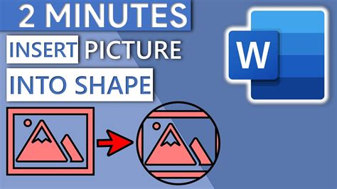 Insert Picture Into Shape In Word Circle Rectangle Triangle