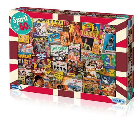 About this item bountiful garden: GIBSONS SPIRIT OF THE 60S JIGSAW PUZZLE - 1000 PIECE - UK ...