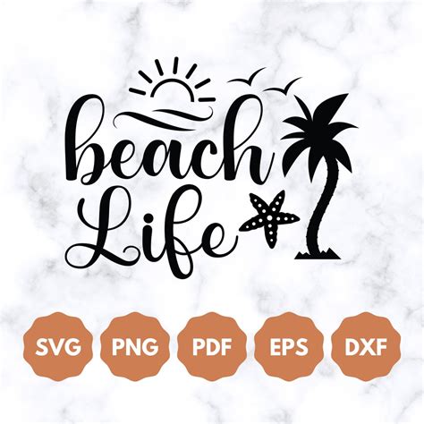 Beach Life Svg File Beach Svg Vacation Svg Svg Files For Etsy