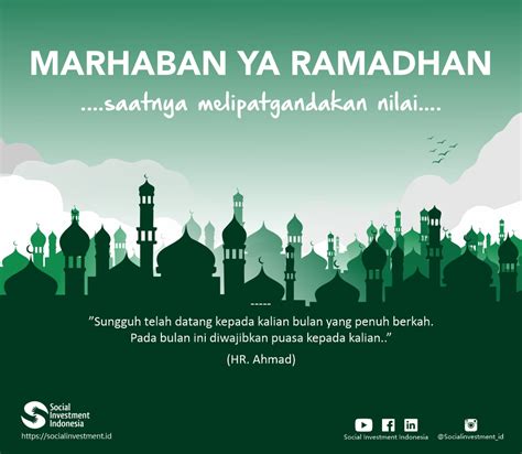 Marhaban Ya Ramadhan 1441 H Social Investment Indonesia