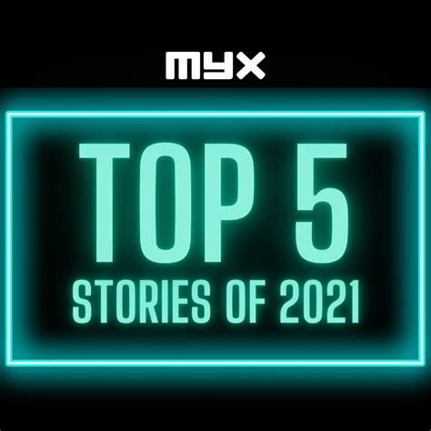 top 5 stories of 2021 on myx myx global