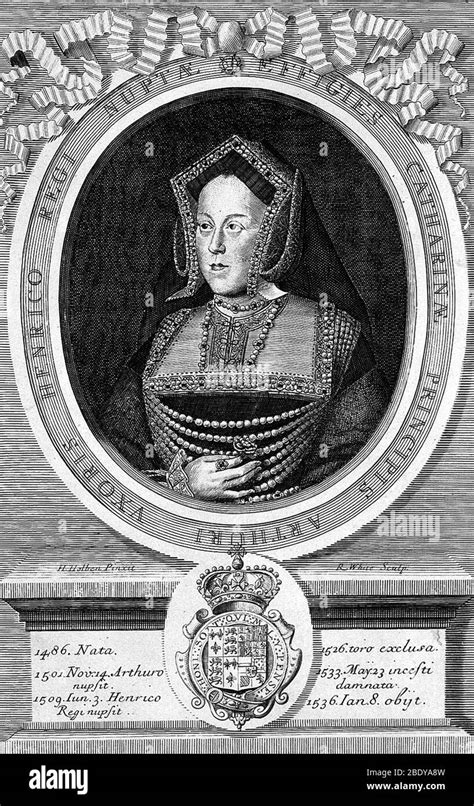 Catherine Of Aragon Henry Viii Black And White Stock Photos And Images
