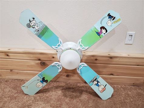 These are attached to your fan housing, and over time. Vintage Snoopy Peanuts Ceiling Fan for All Seasons Charlie ...