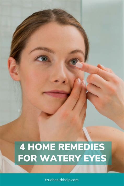 4 Home Remedies For Watery Eyes In 2020 Watery Eyes Home Remedies
