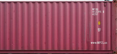 Metalcontainers0077 Free Background Texture Container Side Red Brown