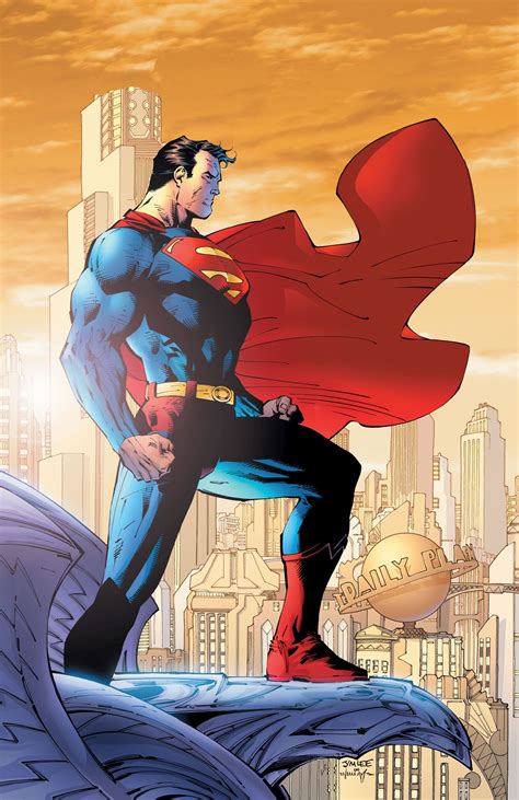 Superman By Jim Lee Personajes De Dc Comics Cómics Hombre De Acero