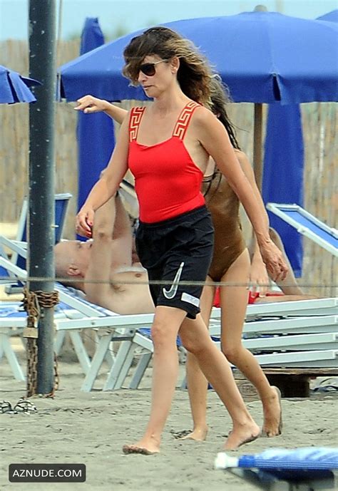 Penelope Cruz Sexy Enjoys A Day Out On The Beach In Fregene Aznude