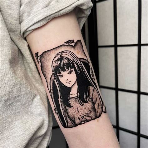 Junji Ito Tomie Tattoo In 2022 Tattoos Upper Arm Tattoos Manga