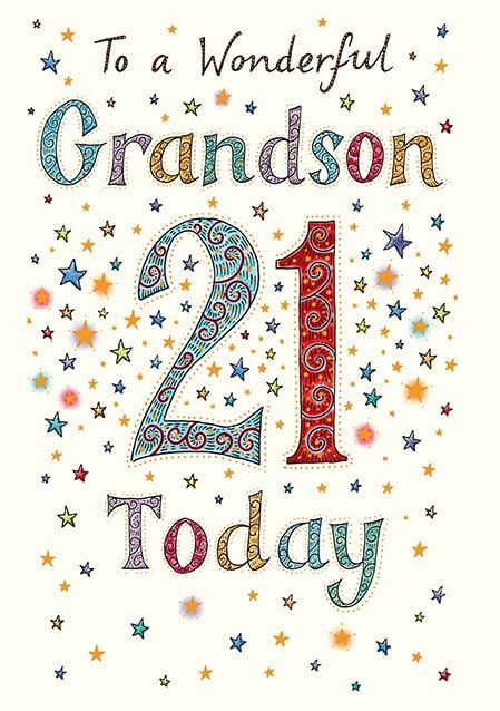 Grandson 21st Birthday Card Hibeauty Greeting Cards And Invitations Home