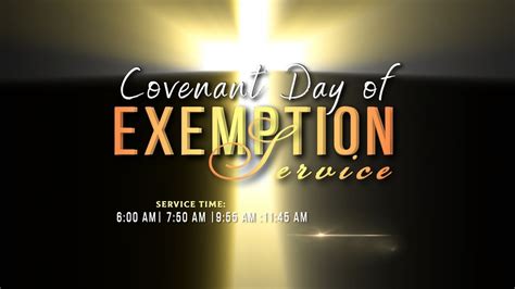 Domi Stream Covenant Day Of Exemption Service 17 January 2021