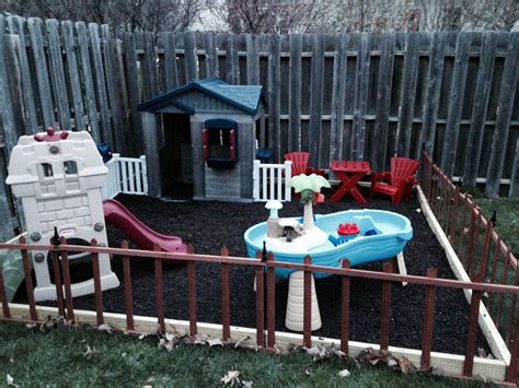 Toddler outdoor play area | Toddler outdoor play, Backyard play, Play