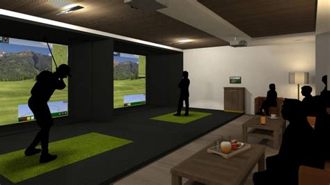 Golfing Indoors Four Seasons Houston Brings You A Simulation Golfing