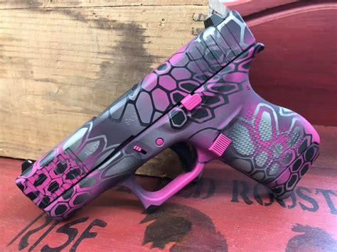 Pink Cerakote Kryptek Glock Pistol Toms Custom Guns