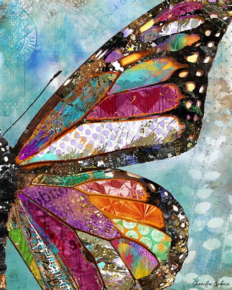 Woodland Butterfly Wing Art Print Etsy Butterfly Art Print