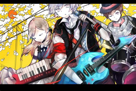 Rock Band Anime Girls Wallpapers Wallpaper Cave