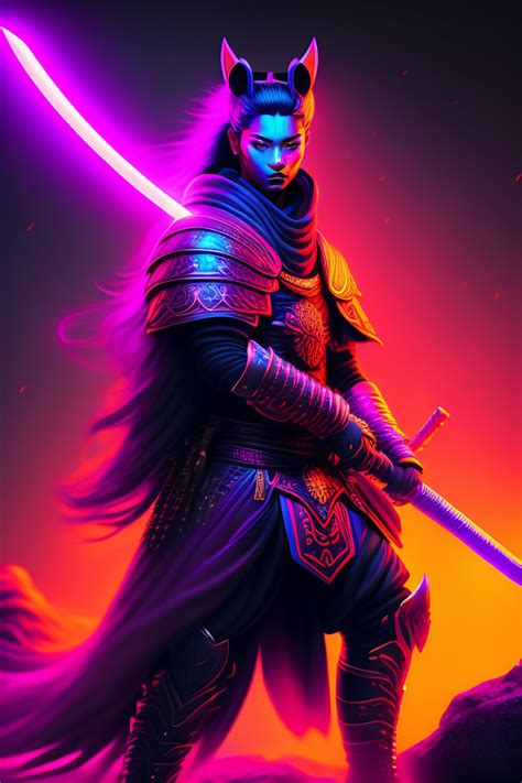 Lexica Neon Samurai