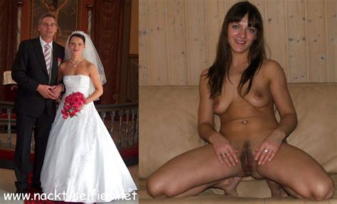 Hochzeitsfoto Privat Nackt Sexy Ehefrau Beine Breit Nackt Selfies