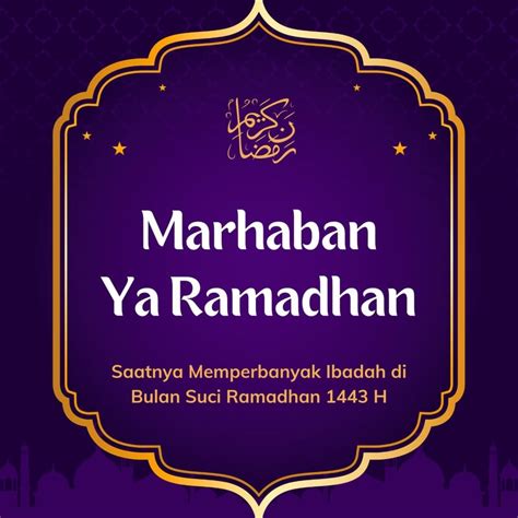 Halaman 21 Gratis Desain Contoh Ucapan Ramadhan Canva