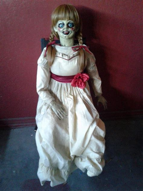 Annabelle Doll Replica Display Etsy Annabelle Doll Scary Dolls