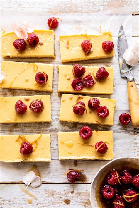 It was delicious even without it. Creamy Lemon Bars with Browned Butter Raspberries | Recipe ...