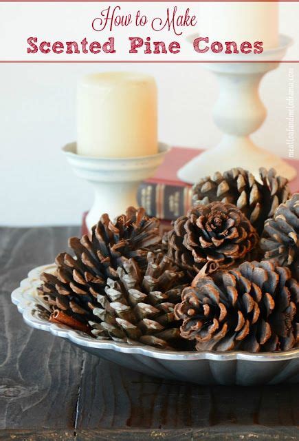 How To Make Scented Pine Cones Vanilla Soy Candle Cinnamon Candle