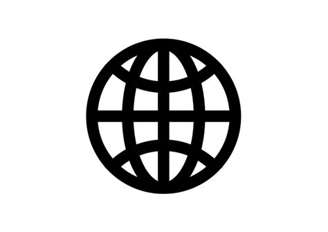 Globe Black Vector Icon