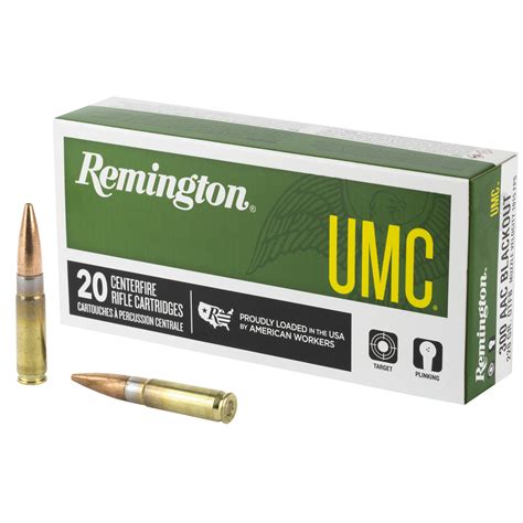 Remington Umc 300 Blackout 220gr Subsonic Otfb 20 Round Box Trigger