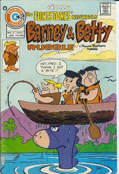 Barney And Betty Rubble 14 A Jun 1975 Comic Book By Charlton