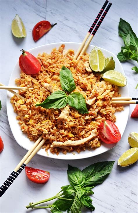 The regular rice eaten in east asia is moderately sticky i didn't learn how to use chopsticks until i was in my 20s. Thai chicken fried rice | Recipe | Chicken fried rice ...
