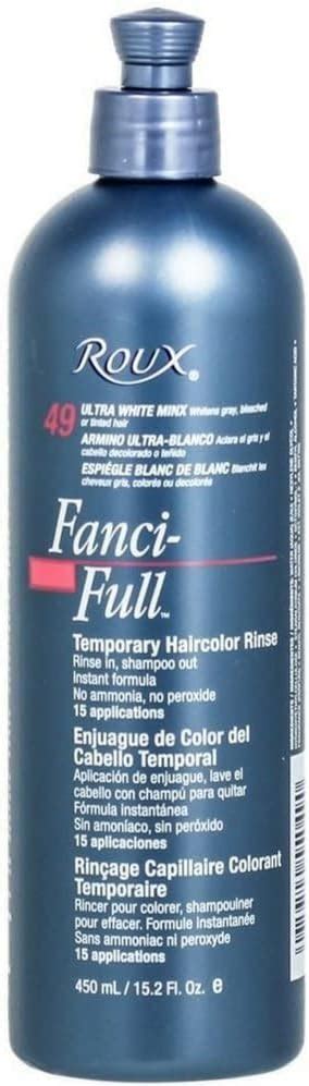 Roux Fanci Full Rinse 49 Ultra White Minx 450 Ml Uk Beauty
