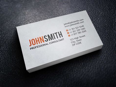 Business Card Consultant Templates Cards Design Templates