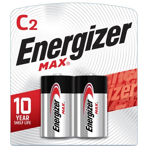 Energizer Max C Batteries Alkaline C Cell Batteries 2 Pack Walmart