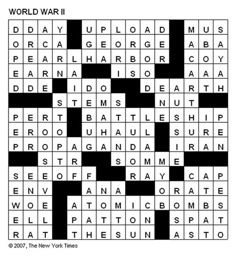 Learn about world war 2 crossword puzzle with free interactive flashcards. Crosswords: World War II