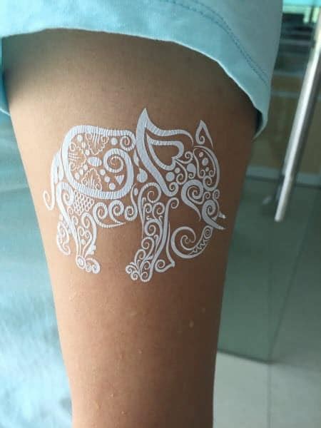 Share More Than 79 White Tattoo On Dark Skin Best Thtantai2