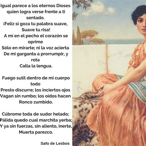Safo De Lesbos Poes A Poes A Poemas Amor Duro
