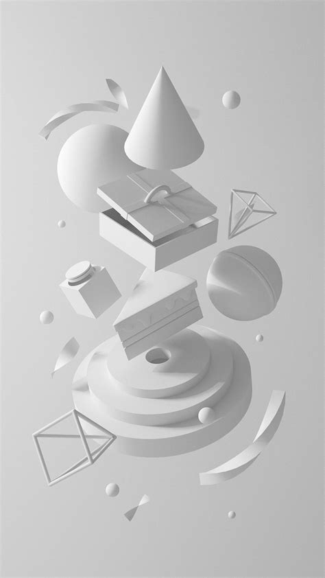 facebook year on review on behance geometric artwork 3d artwork 3d design game design