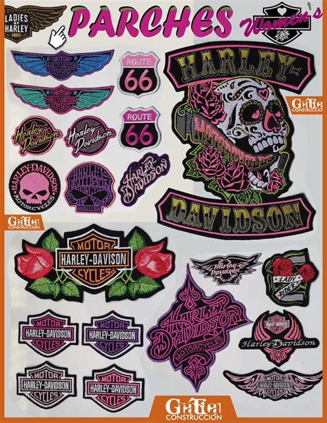 Parches Harley Davidson Para Mujer Ladies Of Harley Hog Parches