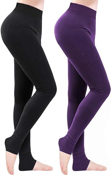 Winter Warm Leggings Pack Women High Waisted Velvet Elastic Tights Pants Thick Velvet Lined