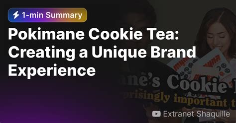 Pokimane Cookie Tea Creating A Unique Brand Experience Eightify