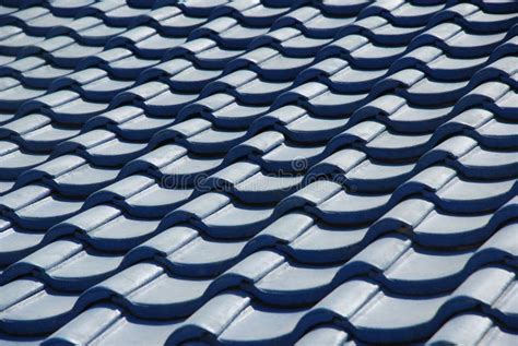 Blue Roof Stock Image Image Of Building Texture Blue 21855857