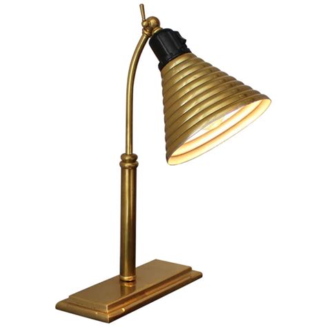 French Deco Brass Desk Lamp At 1stdibs