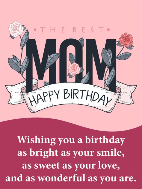 Birthday Card For Mom I Celebrate You Happy Birthday Card For Mother