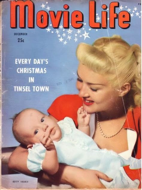 Betty Grable With Her Daughter By Harry James Approx Nov 1948 Hollywoodienne