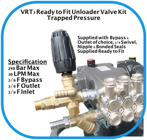 VRT3 Ready To Fit Unloader Valve Kit