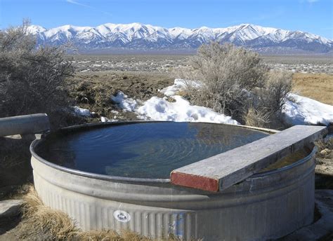 Hot Springs In Nevada Nv Map Warm Spa Resorts Near Reno Natural
