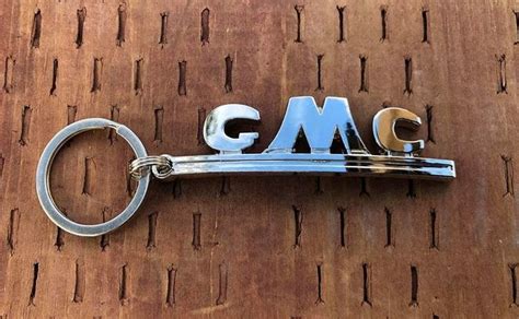 Gmc Grill Emblem Keychain In 2021 Gmc Trucks Chevy Accessories C10