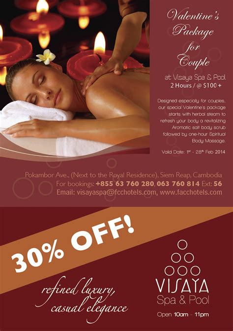 Our Special Valentine S Day Spa Promotion Day Spa Specials Spa Specials Spa Promo